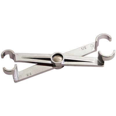 Lisle Scissor Disconnect 3/8" x 1/2" Low Profile