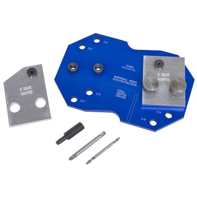 Lisle Exhaust Manifold Drill Template Set for Ford