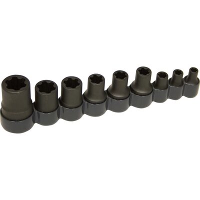 Lisle External Torx Plus Socket Set, 9pc