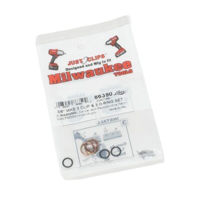 Lisle JCMCT380 3/8-inch MKE 3 Clips 3 O-Rings Set