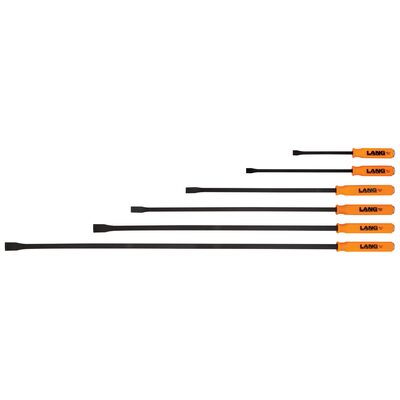 A & E Hand Tools 853-6ST - 6-Pc. Pry Bar with Strike Cap Set