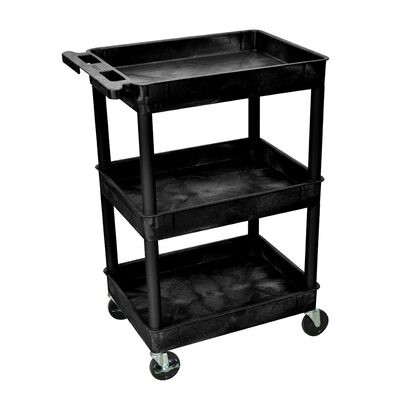 Luxor 3 Shelf Tub Cart 18 x 24