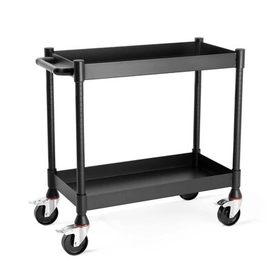 Luxor MightyHaul 18 inch Heavy Duty 2 Shelf Utility Cart