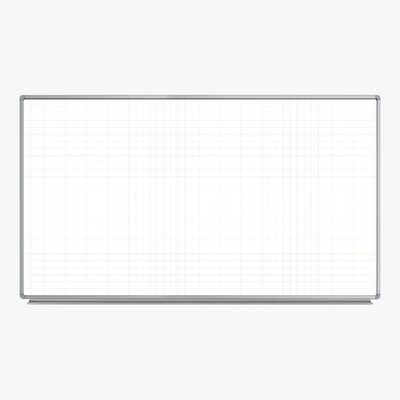 Luxor 72 x 40 Wall-Mounted Grid Whiteboard