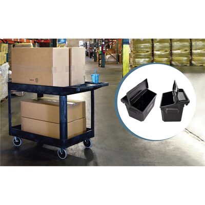 Luxor XL Heavy Duty Utility Tub Cart; 24.5 x 45.5
