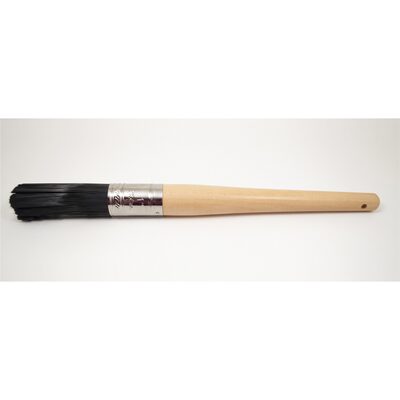 Mack Brushes 127-N 127 Series Heavy Duty All Purpose Parts Cleaning Brush, 11-3/4 in OAL, Nylon, Wood Handle