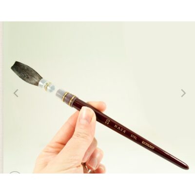 Mack Brushes 179L-1 179L Series Kazan Squirrel Hair Lettering Pencil Quill, #1 Brush, 3/4 in L, Brown