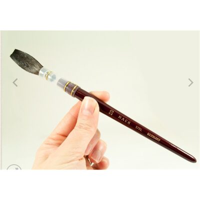 Mack Brushes 179L-4 179L Series Kazan Squirrel Hair Lettering Pencil Quill, #4 Brush, 1 in L, Brown