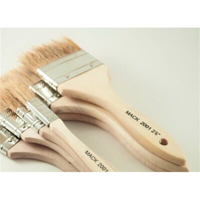 Mack Brushes Whitey II 2001-15 2001 Series All Purpose Throw-Away Chip Brush, 1-1/2 in, Wood Handle, Natural White