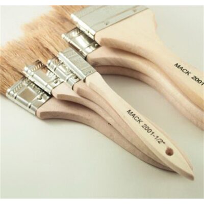 Mack Brushes Whitey II 2001-25 2001 Series All Purpose Throw-Away Chip Brush, 2-1/2 in, Wood Handle, Natural White