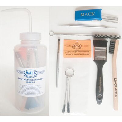 Mack Brushes SGCK-1 11-Piece Spray Gun Cleaning Kit