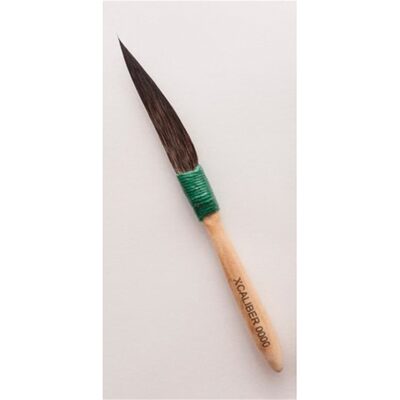Mack Brushes Xcaliber X-0000 X Series Squirrel Hair Pinstriping Brush, #0000 Brush