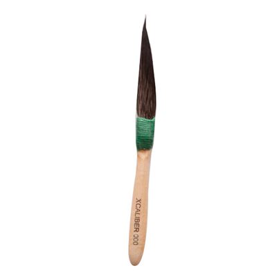 Mack Brushes Xcaliber X-000 X Series Squirrel Hair Pinstriping Brush, #000 Brush