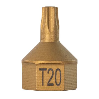 Mayhew T20 Torx&reg; Dual Drive Bit, 7/16" Drive