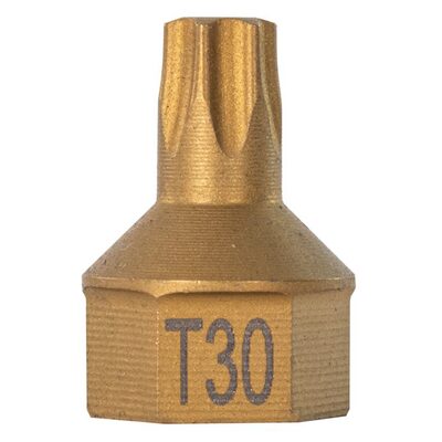 Mayhew T30 Torx&reg; Dual Drive Bit, 7/16" Drive