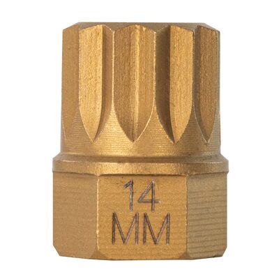 Mayhew No. 14 Triple Square Dual Drive Bit, 1/2" Drive