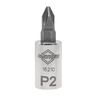 Mayhew Mayhew No. 2 Phillips&reg; Short Insert Socket Bit, 1/4-Inch Drive