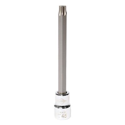 Mayhew Mayhew T45 Torx&reg; Medium Insert Socket Bit, 3/8-Inch Drive