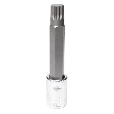 Mayhew Mayhew 16 MM Triple Square Medium Insert Socket Bit, 1/2-Inch Drive