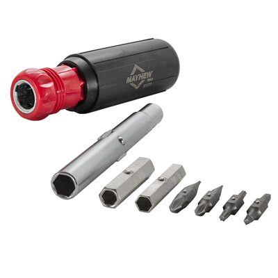 Mayhew Mayhew Tools 11-in-1 Multi-Bit Screwdriver, Carded