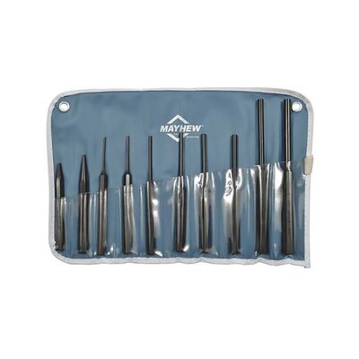 Mayhew 10-PC LARGE PUNCH SET