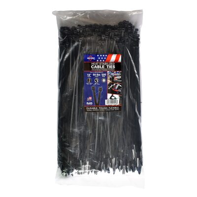 Mayhew 14" 50 lbs Heat Stable Cable Ties 500/Bag