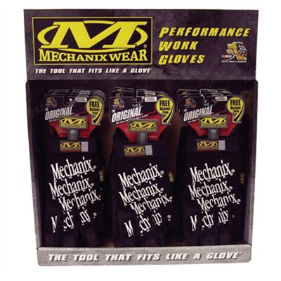 Mechanix Wear 12 Pack Display, Orig/BLK