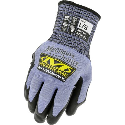 Mechanix Wear Speedknit Dipped Poly Cut Level A5 Gloves, XL