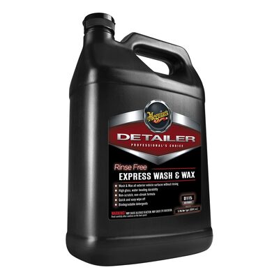 Meguiars Detail Products D115 Detailer Rinse Free Express Wash & Wax, 1 Gallon