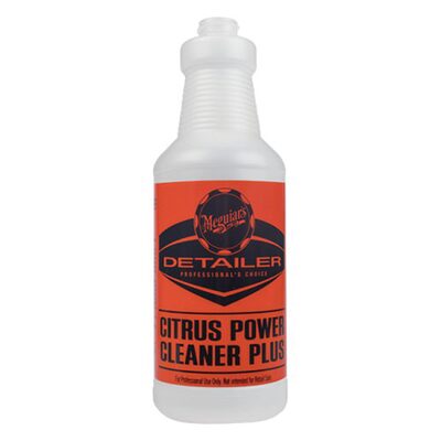 Meguiars Detail Products Detailer D20107 Pre-Labeled Bottle, 32 oz, Use With: Citrus Power Clean