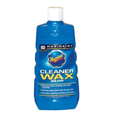 Meguiar's Automotive Boat/RV Cleaner Wax, Liquid, 16 oz.