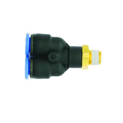 Milton Industries SWVL "Y" Conn. Tube 3/8" OD, 1/2" NPT