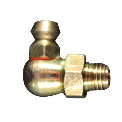 Milton Industries Grease Fitting , M6 x1 , 90 Degrees , OAL 18 mm max, 5-pk
