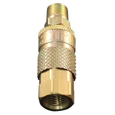 Milton Industries 1/4" F. Coupler & M. Plug T-Style