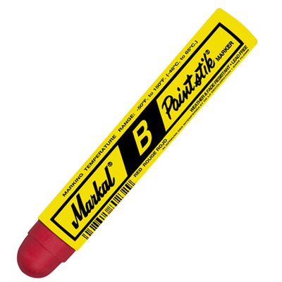 Markal / Laco Paintstik Solid Paint Crayon, Red (Box of 12)