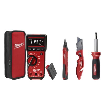 Milwaukee Tool DIGITAL MULTIMETER ELECTRICAL COMBO KIT