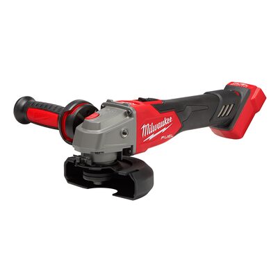 Milwaukee Tool M18 FUEL 4-1/2" / 5" Variable Speed Braking Grinder, Slide Switch Lock-On