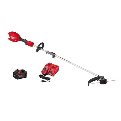 Milwaukee Tool M18 FUEL 18V 16 inch Brushless Cordless Battery Powered String Trimmer with QUIK-LOK Attachment Capability and 8.0 AH Battery