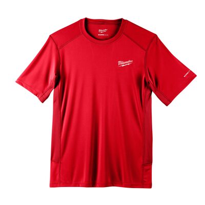 Milwaukee Tool WORKSKIN LIGHT SS SHIRT - RED L
