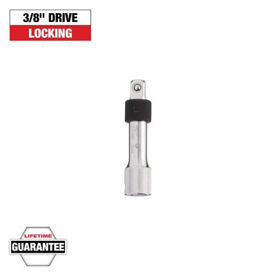 Milwaukee Tool 3/8 Inch Drive 3 Inch Locking Extension