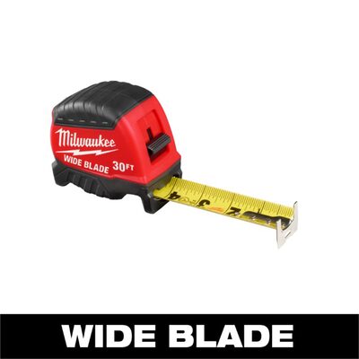 Milwaukee Tool 30ft Wide Blade Tape Measure
