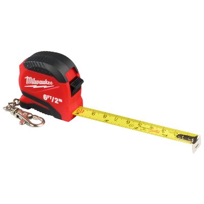 Milwaukee Tool 6ft/2m Keychain Tape Measure