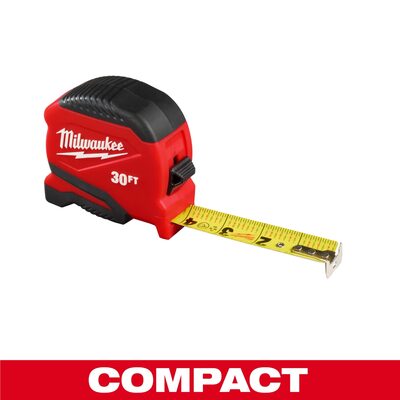 Milwaukee Tool 30ft Compact Tape Measure