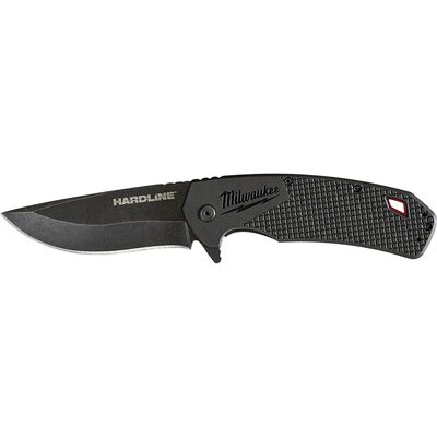 Milwaukee Tool 3.5&rdquo; HARDLINE Smooth Blade Pocket Knife