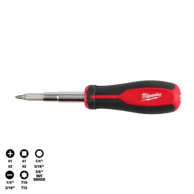 Milwaukee Tool 11-in-1 Magnetic Multi-Bit Screwdriver