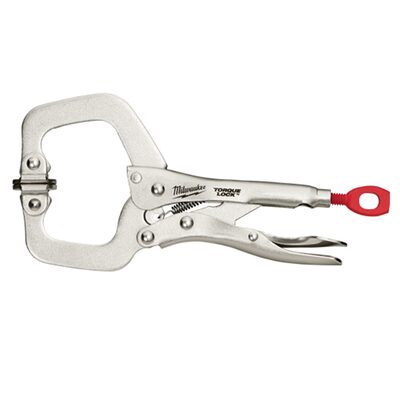 Milwaukee Tool 6" Locking C-Clamp Swivel Jaws