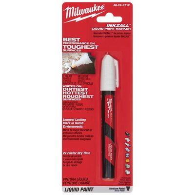 Milwaukee Tool INKZALL White Liquid Paint Marker