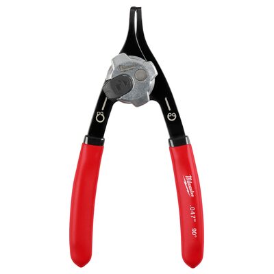 Milwaukee Tool .047" Convertible Snap Ring Pliers - 90 Degree