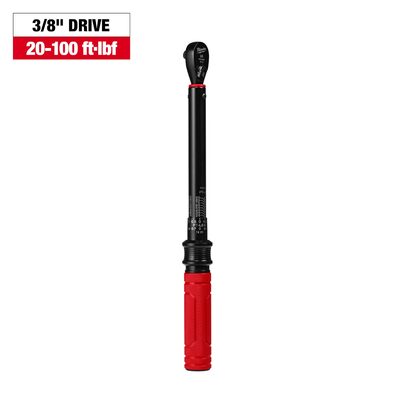 Milwaukee Tool 3/8 Inch Drive Click Torque Wrench 20-100 ft-lbf
