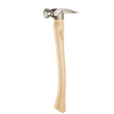 Milwaukee Tool 19oz Smooth Face Hickory Handle Framing Hammer